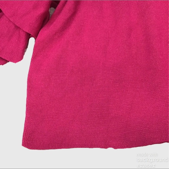 ELODIE | Ruffle Sleeve Pullover Sweater | M - Picture 5 of 10
